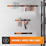 VonHaus Magnetic Tool Holders 4 x 40cm 16" Removable Dividers Set of 3 view 3