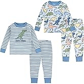 HUGGIES unisex-baby Long Sleeve Pajama 4-piece Set