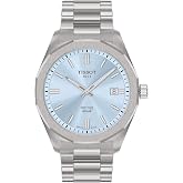 Tissot PRC 100 Solar, Swiss Solar Quartz, 39mm, Ice Blue Dial, Men&rsquo;s Watch