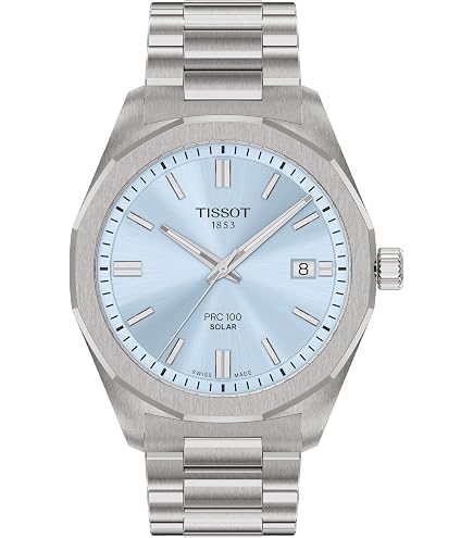 Amazon.com: Tissot PRC 100 Solar, Blue Dial, 39mm Watch for Men