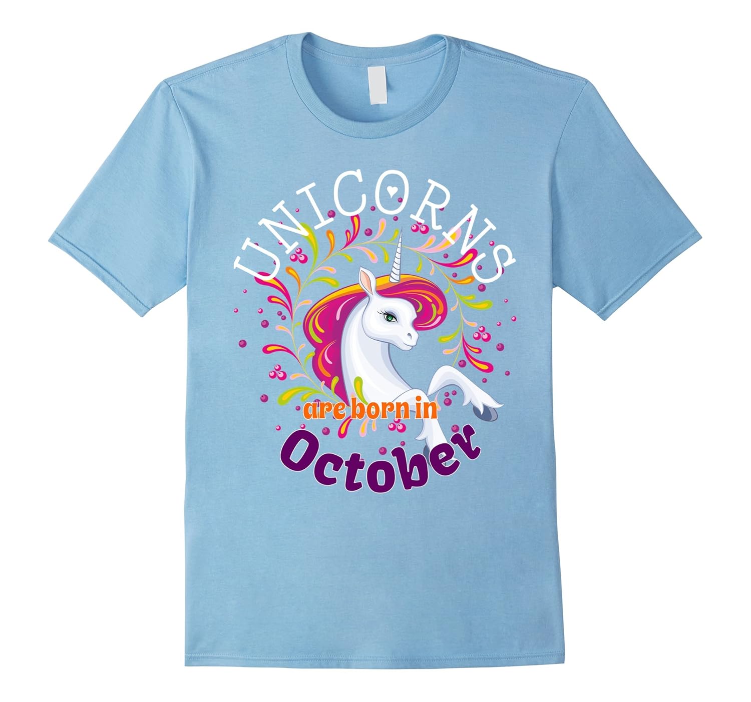 Unicorns are born in October T-Shirt-ANZ