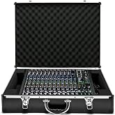ANALOG CASES Mackie ProFX16V3 / Tascam Model 16 Case - UNISON Hard Case | Ultra-Lightweight and Durable Aluminum Case, Die-Cut Foam Padded Interior With Cable Storage Space, Comfortable Padded Handle