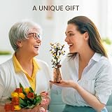 rowood 3D Puzzle DIY Wooden Flower Kit, Flower Model Gift for Adults view 4