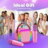 Dislocati Karaoke Machine with 2 Microphones for Kids Ages 3-12 view 2