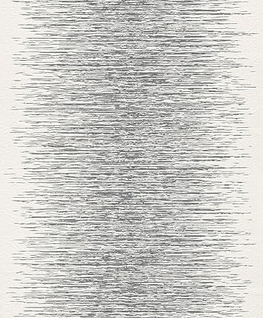 Rasch 413809 Vlies Tapete Muster Struktur Silber Grau Weiss Glanz Amazon De Baumarkt