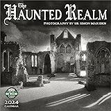 The Haunted Realm 2024 Wall Calendar by Sir Simon Marsden | 12" x 24" Open | Amber Lotus Publishing