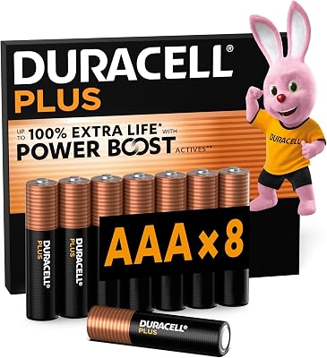 AAA Batterie Alcaline Plus (Confezione da 8) 1.5V, LR03