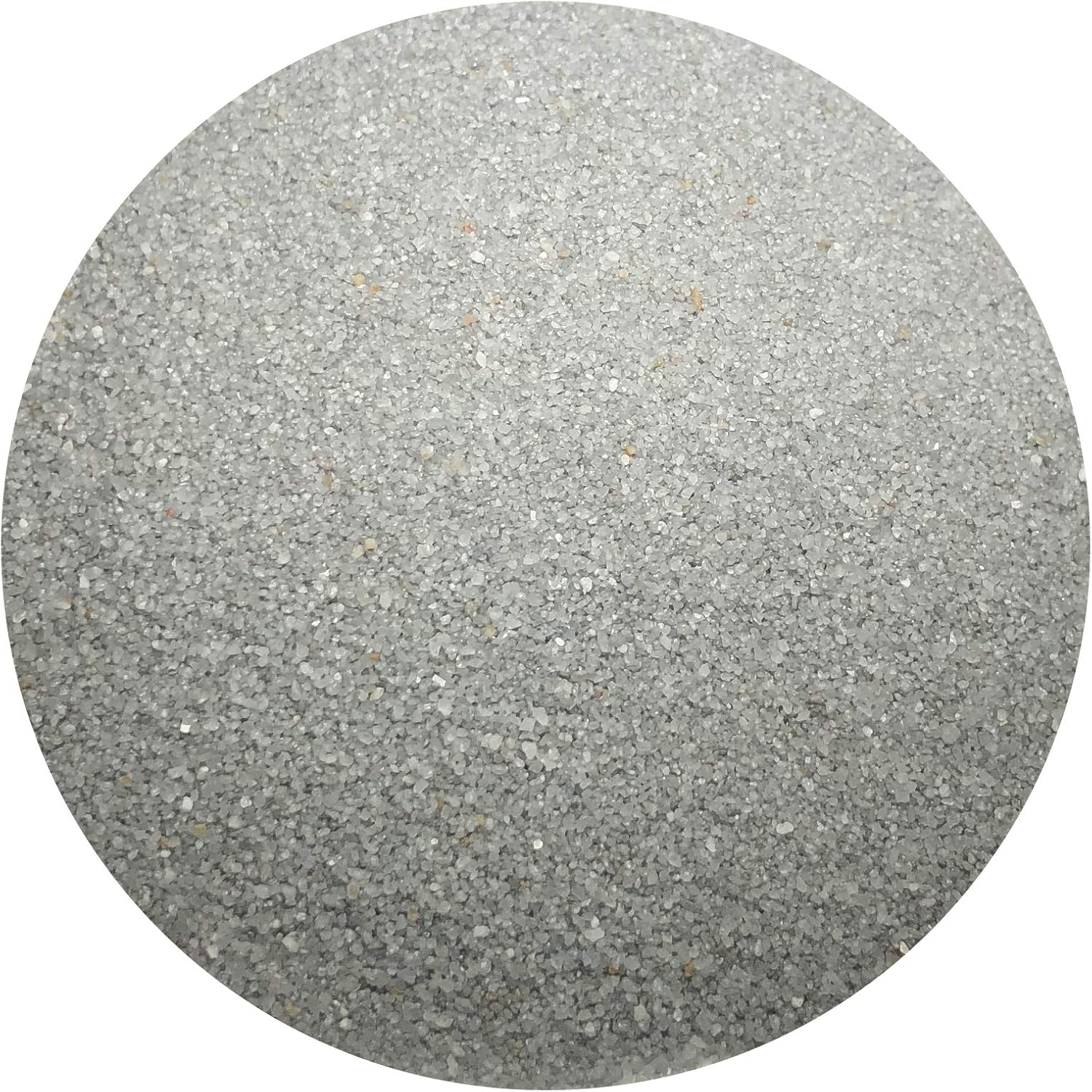 Vase Fillers - CYS EXCEL Silver Colored Sand Vase Filler (1 LB, Approx. 1.25 Cups) | Multiple Color Choices Wedding Unity Ceremony Sand | Fish Bowl & Terrarium Sand