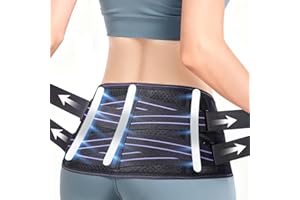 SOLOEVER Ultra Sacroiliac SI Hip Belt for Women and Men, [Upgraded Medical-Grade] Adjustable Breathable Hip Brace, Sciatica Pain Relief Devices, Trochanter Brace for Relieving Lower Back Pain, Pelvic Pain & Sciatica (Large)
