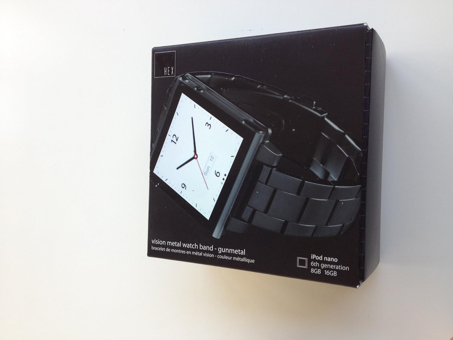 Amazon.com: HEX HX1026-GNMT Vision Metal Watch Band for iPod Nano 6G  -Gunmetal: Electronics