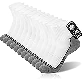 Urban Virgin Men Athletic Quarter Running Compression Socks Cotton Cushioned Athletic Ankle Moisture Wicking Socks Women