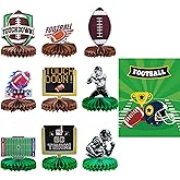 Football Party Decorations for Super Game Bowl 2026 - Game Day Honeycomb for Table Centerpiece | Football Party Decorations Favors Supplies Indoor Outdoor - Holiday Birthday Party Decor for Table Home