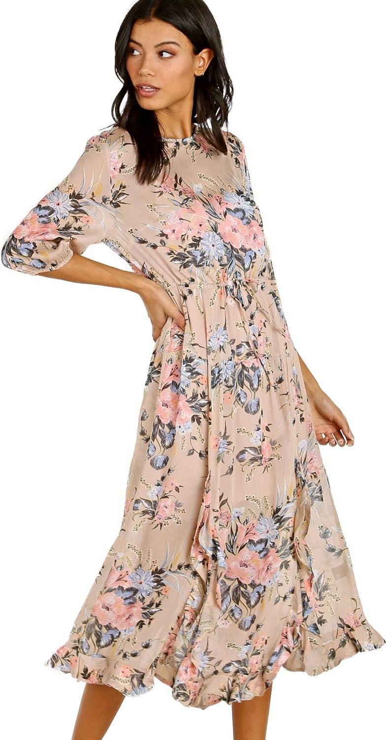 auguste scarlett wrap maxi dress