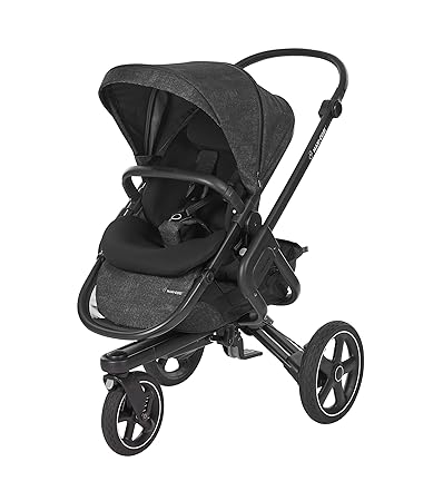 Maxi-Cosi Nova 3-Rad Kombi-Kinderwagen, automatisch klappbar, nutzbar ab der Geburt mit Babyschale oder Babywanne Oria bis ci