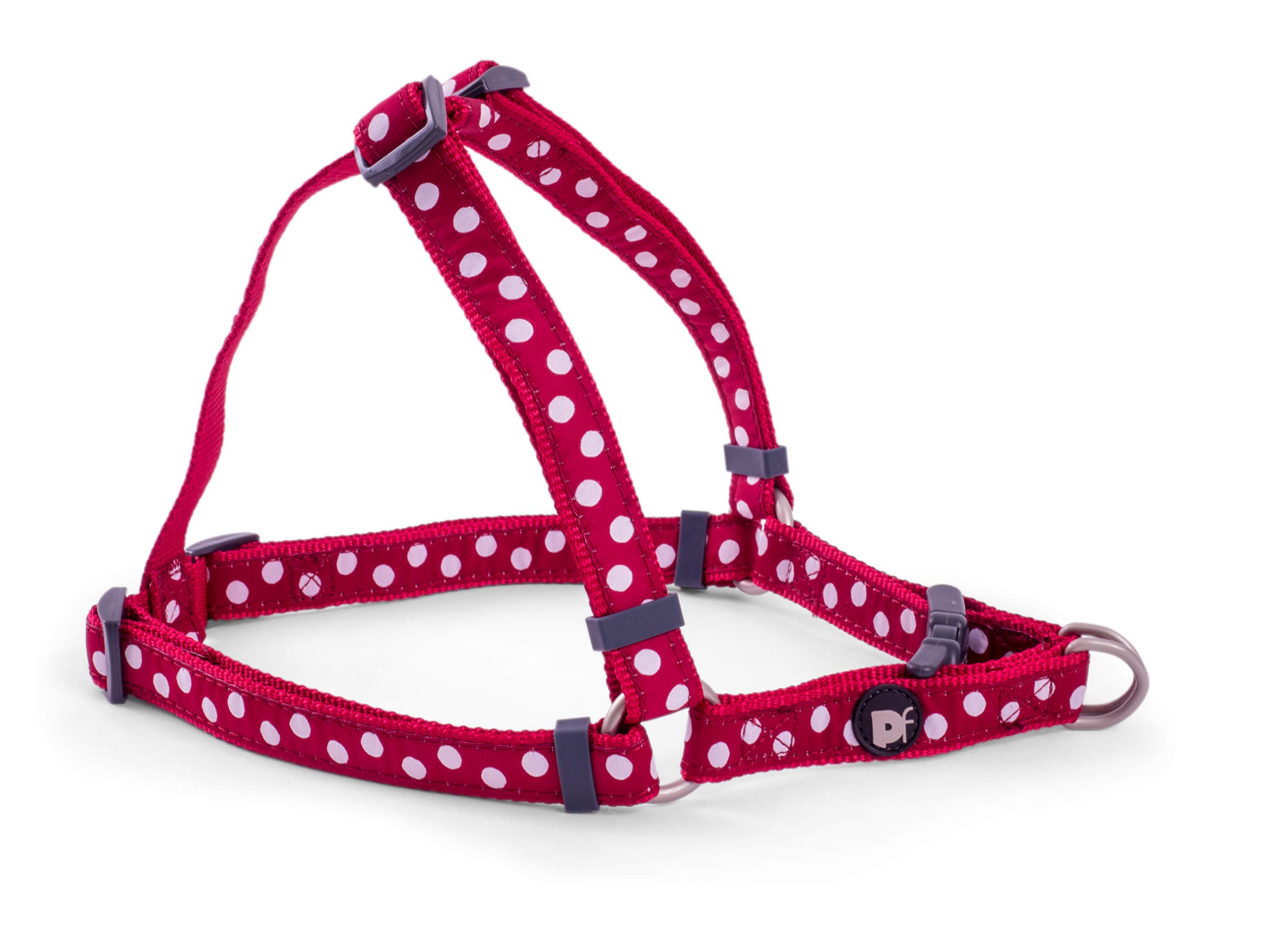 Petface Dog Harness, Medium, Cherry/White