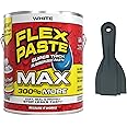 Flex Seal Paste (12 lb, White) Bundle with Allway Tools Putty Knives (3-Pack) (2 Items)