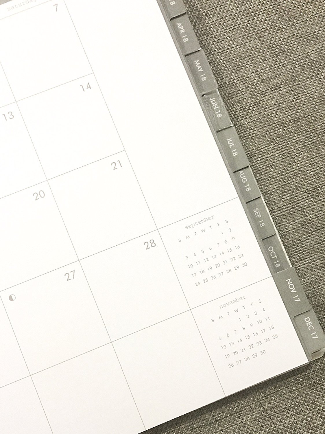 Fringe Studio Leatherette 17 Month Planner, Aug. 2017 Dec. 2018