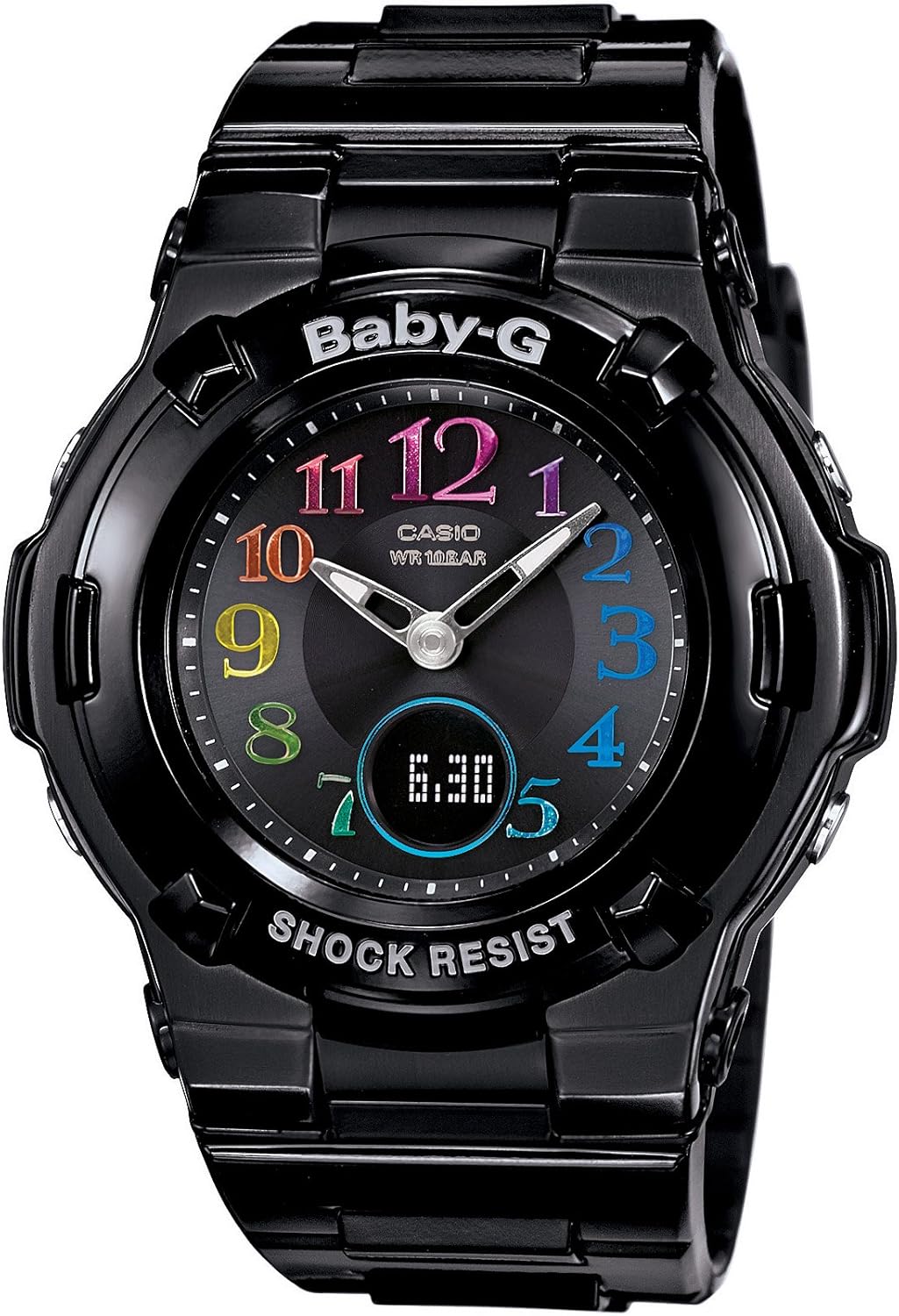 Amazon カシオ 腕時計 ベビージー 電波ソーラー Bga 1110gr 1bjf ブラック レディース腕時計 腕時計 通販