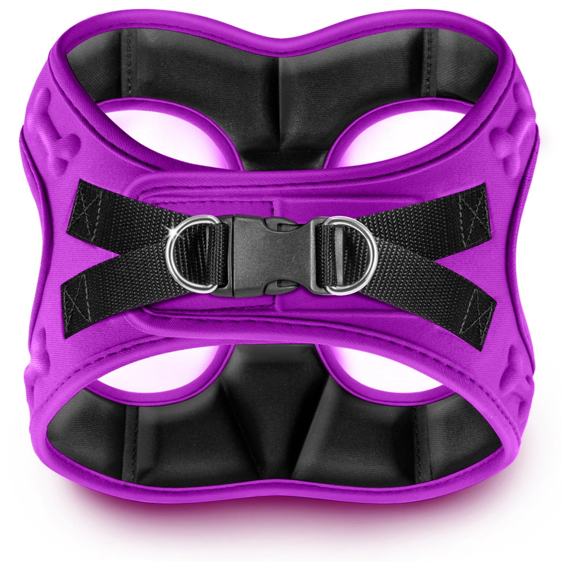 Comfort fit Step-in Dog & Puppy Harness - Comfortable All Weather Dog Vest Harness: Adjustable, Soft Padded, Easy to Put-on for Small, Medium-Sized Dogs.