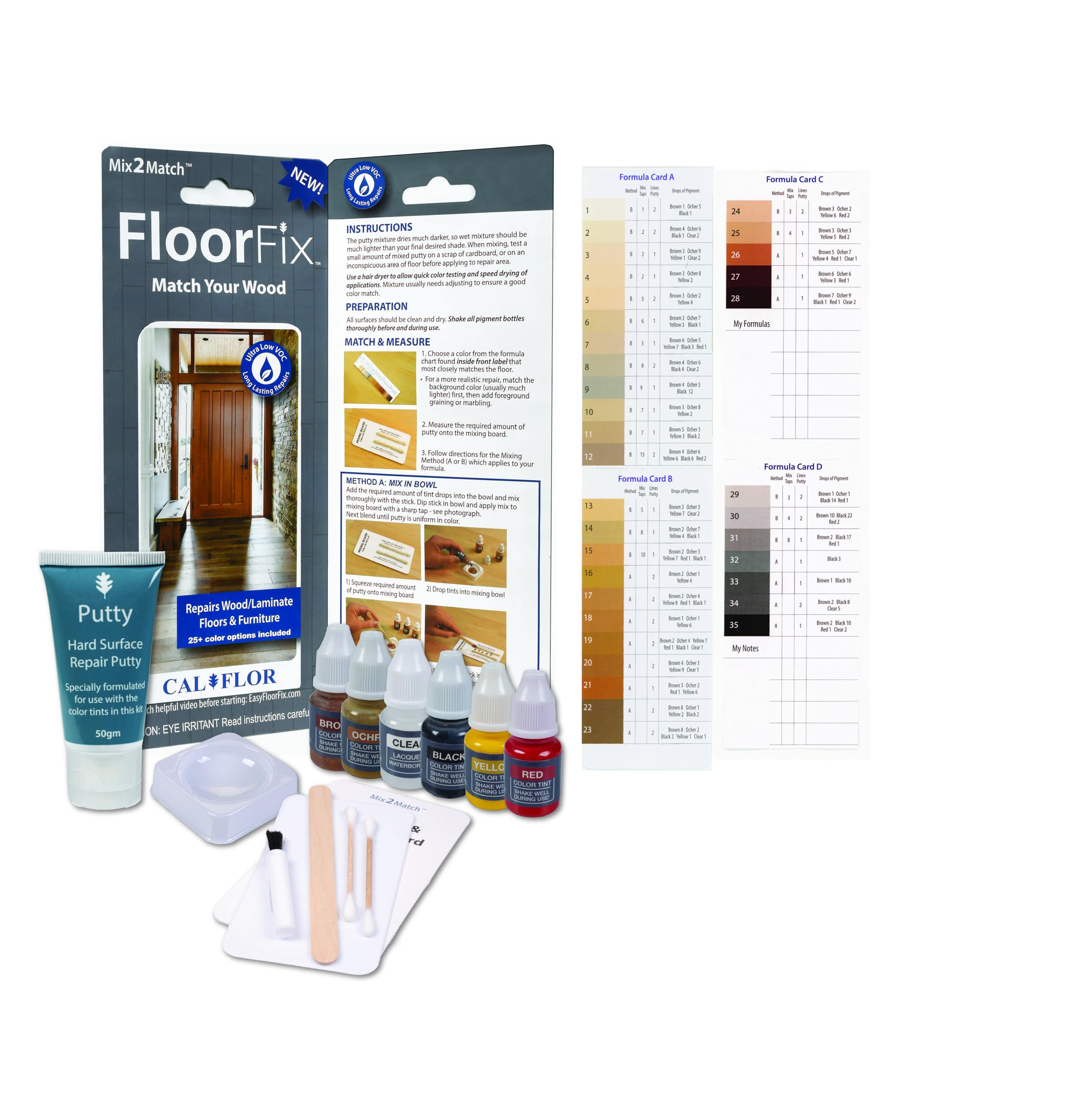 Photo 1 of CalFlor FL49111CF FloorFix, Mix2Match Hardwood & Laminate Repair Kit