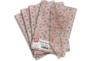 PRO SUPPLY GLOBAL Cowboy Western Printed Tissue Paper for Gift Bags or Boxes and Wrapping - Bulk Decorative Art Tissue Paper for Packaging and Gifting | 24 Sheets 20" x 30"