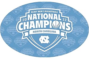 R AND R IMPORTS UNC Tar Heels 2017 Men's National Basketball Champs Large Mascot Magnet Officially Licensed Collegiate Product