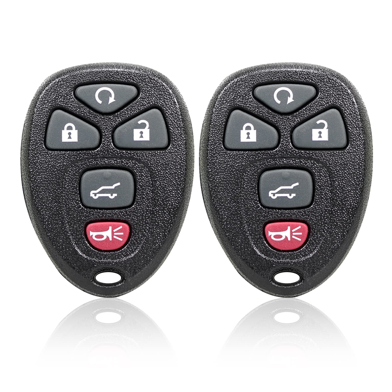 Photo 1 of 2 Pack Key Fob for Chevy: Keyless Entry Remote Control for Chevy Traverse Suburban Tahoe, 2008-2017 Buick Enclave 2008-2013 Cadillac Escalade 2007-2009 Saturn Outlook, OUC60270 OUC60221, 315 MHZ