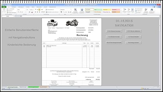 Rechnungsdruckerei Rechnungsprogramm für Kleinunternehmer § 19 UStG genial einfache Rechnungssoftware für Kleinunternehmerreg