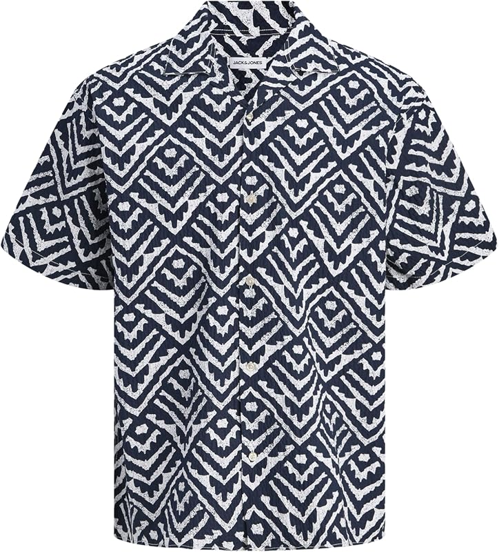 Jjmilo Seersucker Resort Shirt Ss Set Mp