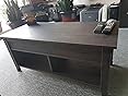Carson Forge Lift-Top Coffee Table In Lintel Oak by Sauder