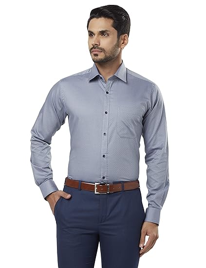 dark grey slim fit shirt