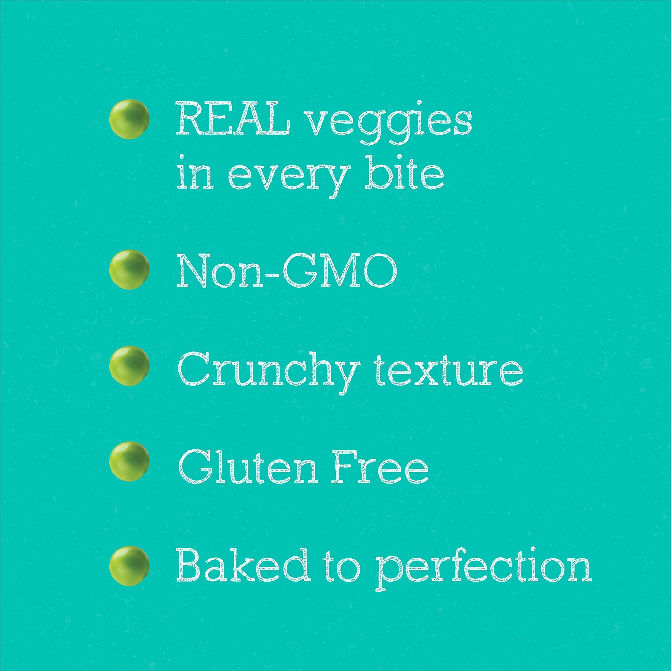 Beech-Nut Toddler Snacks, Original Crispeas Baked Pea Puffs, Grain-Free, Gluten-Free, Non-GMO, 1.4 oz Bag (7 Pack)