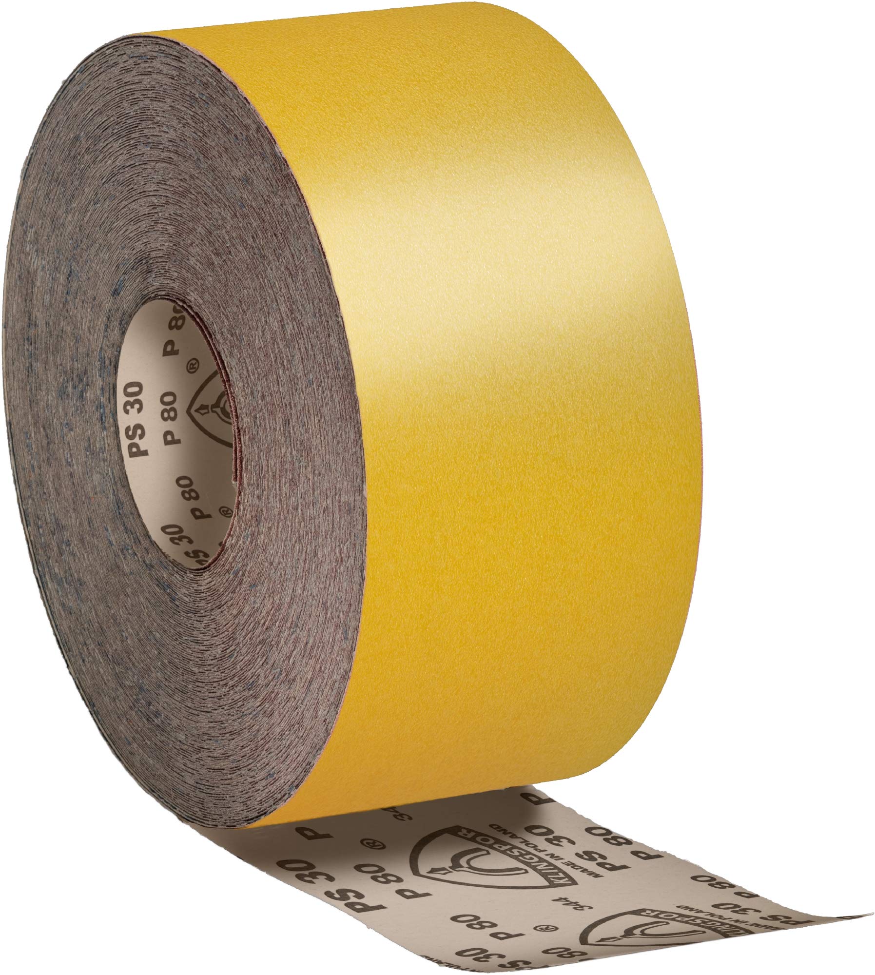 KLINGSPOR Abrasive Roll PS, 30 x D 115 MM 80 Grain 174089 50000