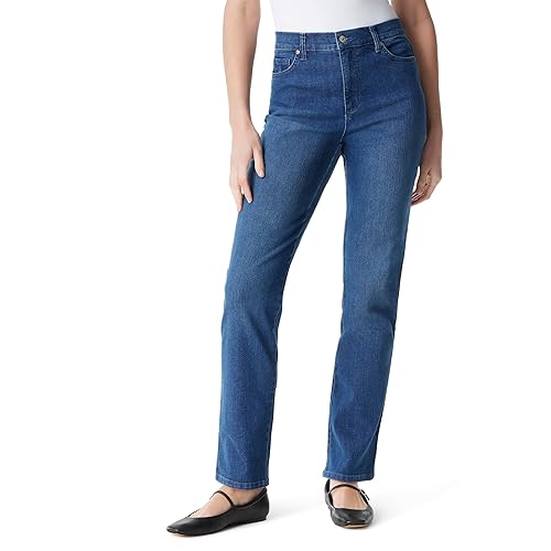 Gloria Vanderbilt womens Amanda Classic High Rise Tapered Jean, Frisco, 16 Petite Regular