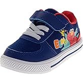Sesame Street Strap Sneakers for Boys & Girls - Kids Lightweight Athletic Breathable Running Tennis Shoes Sizes: 5-10 Toddler 11 Little Kid