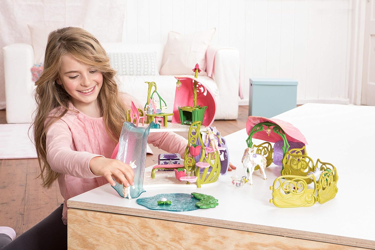 schleich unicorn stable