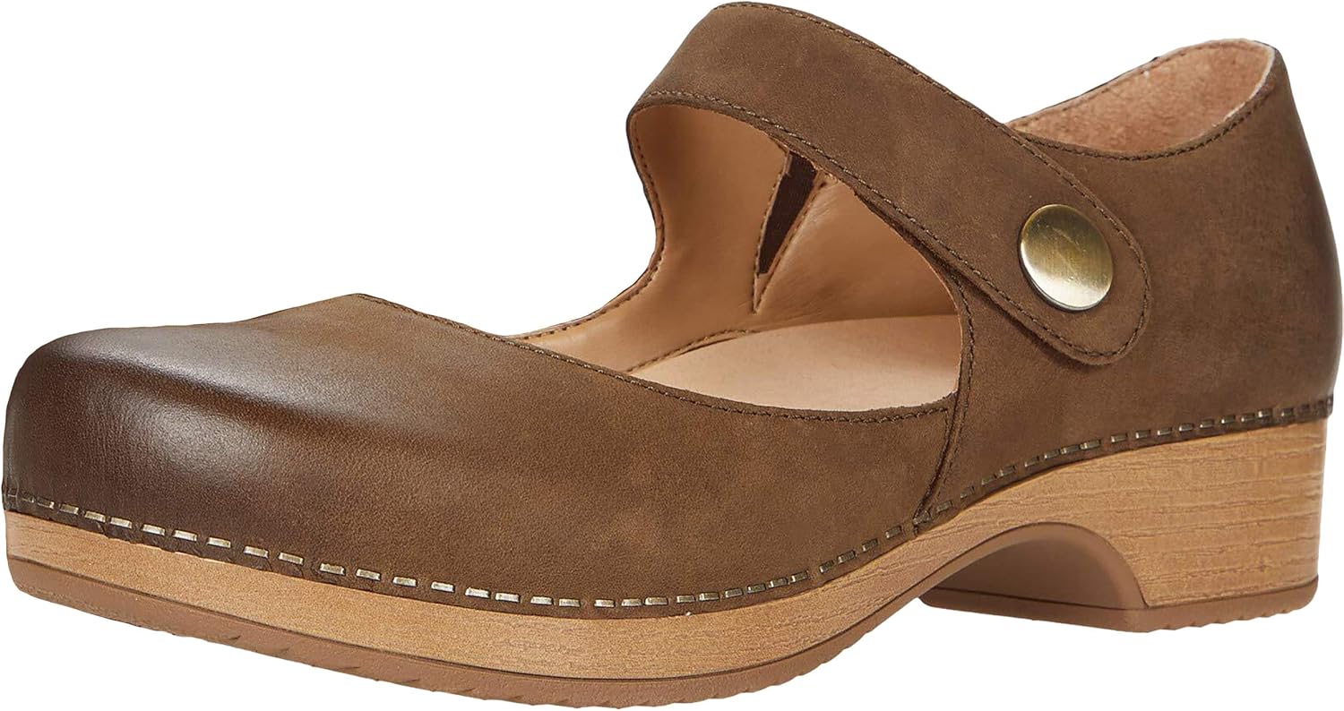 Buy Dansko Beatrice Mushroom Burnished Nubuck 38 (US Women's 7.58
