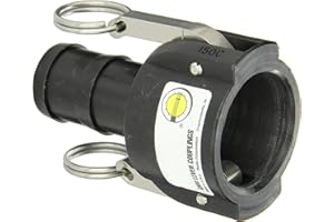 BANJO CORP Banjo 150C Polypropylene Cam & Groove Fitting, 1-1/2" Female Coupler x Hose Shank