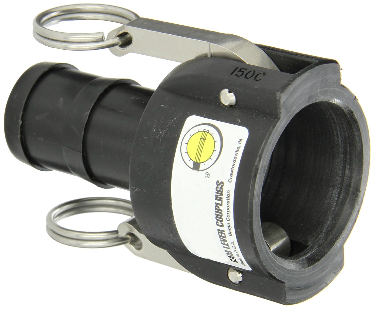 11/2 Male Adapter x Hose Shank Banjo 150E Polypropylene Cam & Groove