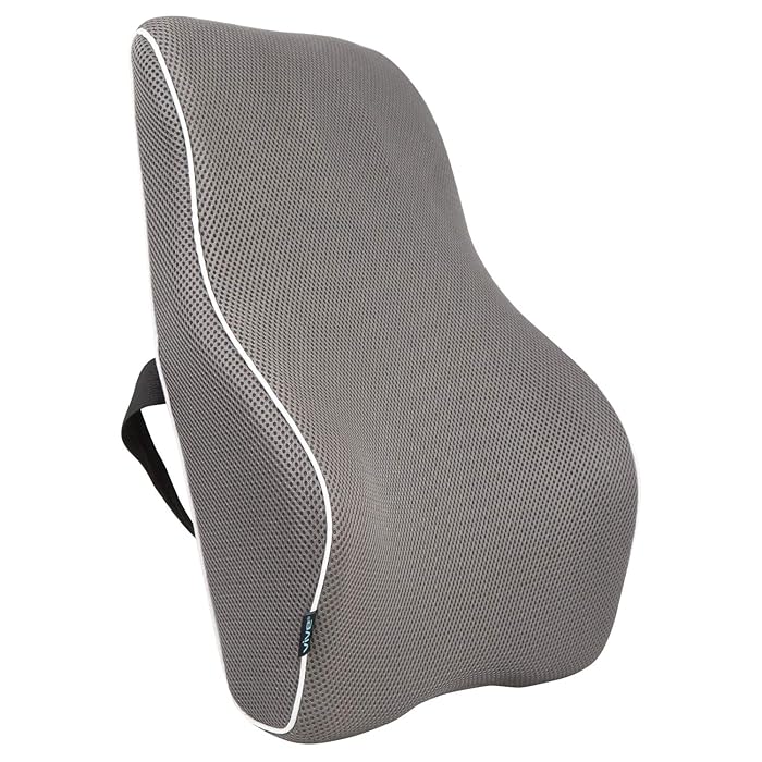 Buy Vive Full Lumbar Pillow Memory Foam Contour Support Cushion for