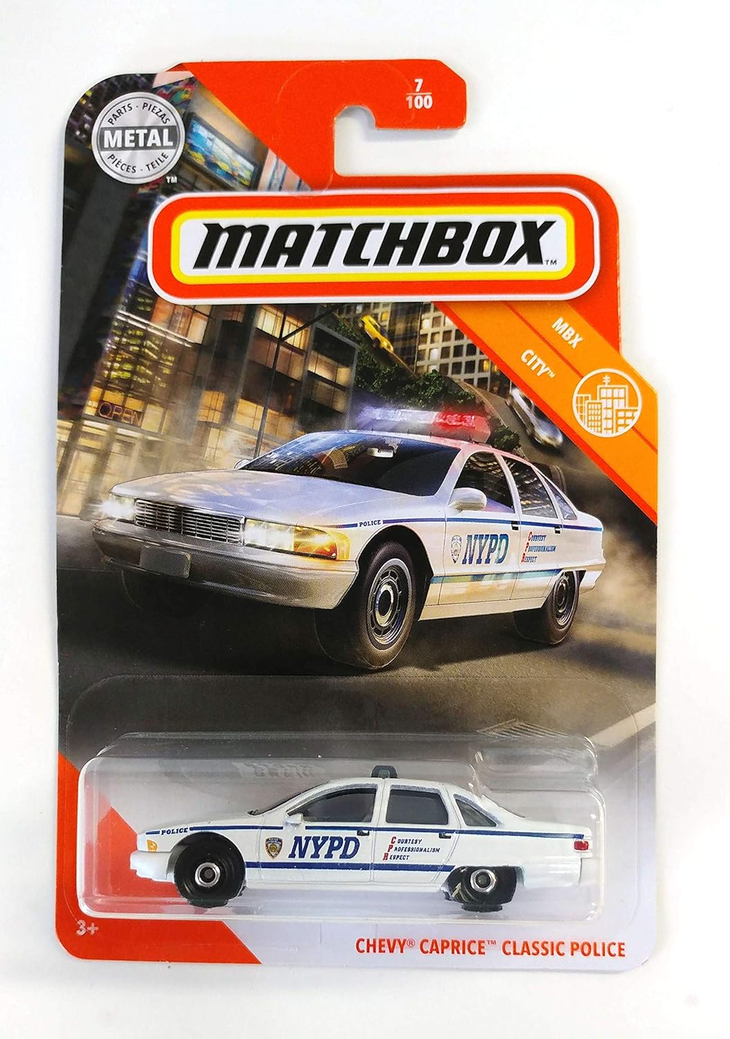 matchbox chevy caprice classic police
