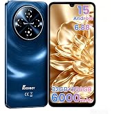 FOSSIBOT S5 Pro Android 15 Cellphone, 32GB+256GB/2TB Smartphone, 6.88" HD 6000mAh Battery Phone,50MP+8MP Phones,Gemini Al Cell Phone 2026 Black