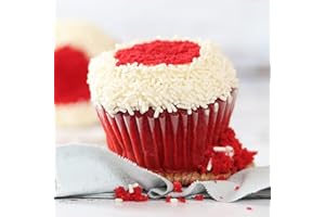 MDNY NY Gourmet Valentines Red Velvet Cupcakes topped with Cream Cheese Icing & sprinkles 5.75/oz per 6-Pack Fresh Kosher Certified