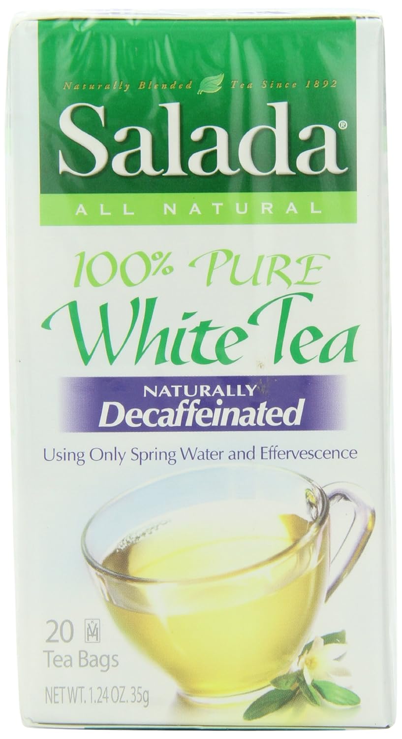 Salada 100 Pure White Tea Naturally Decaffeinated 20 Tea Bags