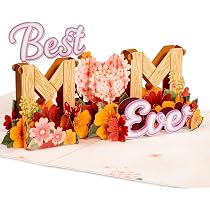 Amazon.com : Paper Love Frndly 3D Mothers Day Pop Up Card, Best ...