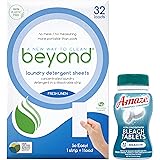 Cleanfinity Brands - Beyond Amazing Bundle. One pack of Beyond Concentrated Laundry Sheets (32 loads) and One bottle of Conce