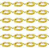 Landical 24 Pcs Bracelet for Boys, Party Favors Adjustable Handmade Braided Bracelet Wristbands Inspirational Sport Accessories Gift for Teams Player Men Birthday Jewelry Accessories