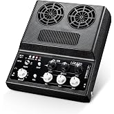 LEKATO Electric Guitar Amp, Rechargeable Guitar Amp 20W, Distortion, Delay Effect, Bluetooth, Guitar Amp Combo for Daily Practice, Travel
