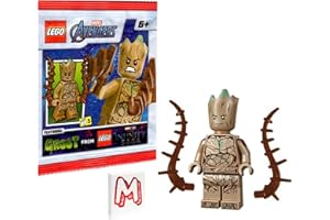 LEGO Marvel Super Heroes Avengers Infinity Saga Minifigure - Teen Groot (with Tree Branches)