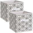 DII Non Woven Polyester, Starburst Storage Bin, Small, Gray